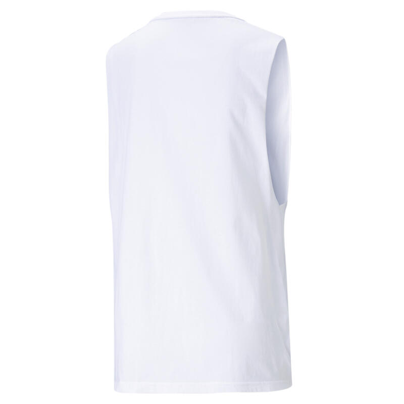 Essentials Logo Tanktop Damen PUMA White