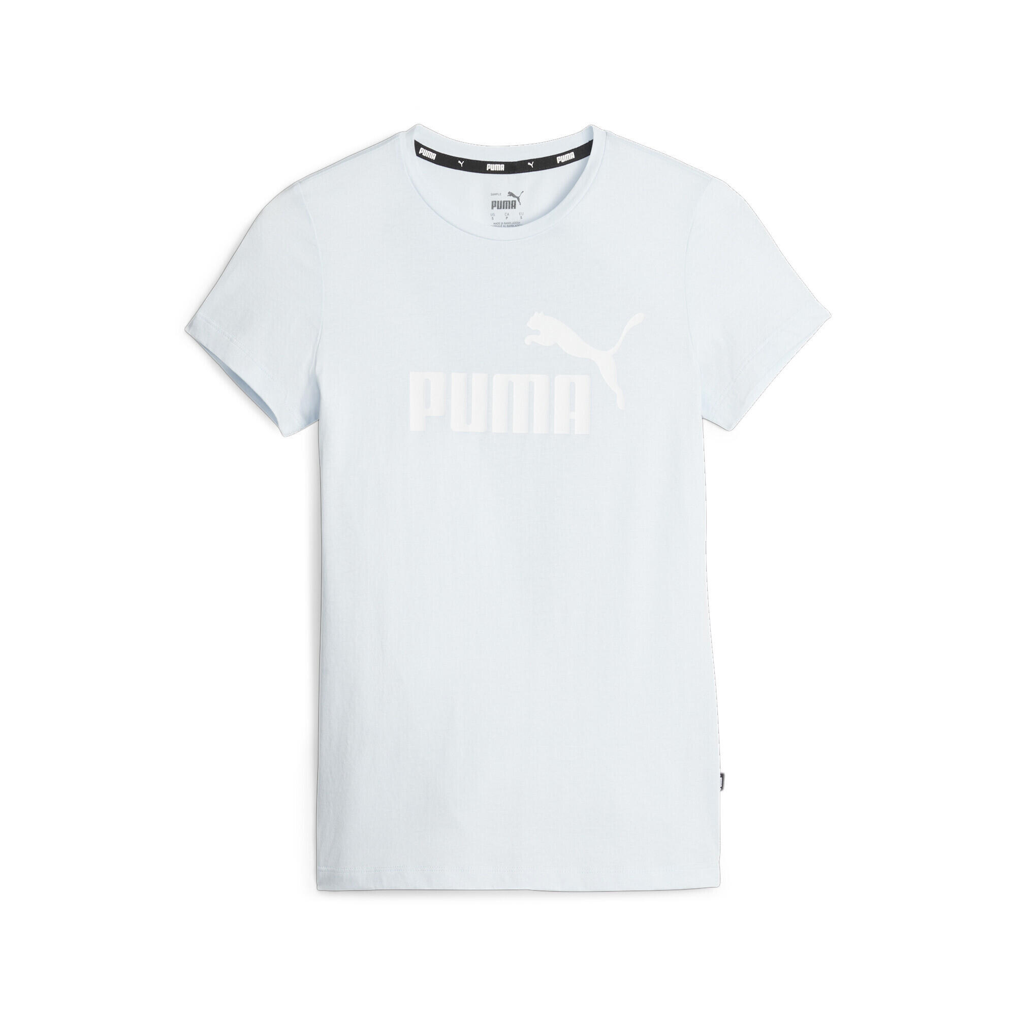 PUMA Essentials Logo T-Shirt Damen PUMA Icy Blue