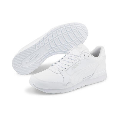 St runner v3 l sportschoenen puma white gray violet
