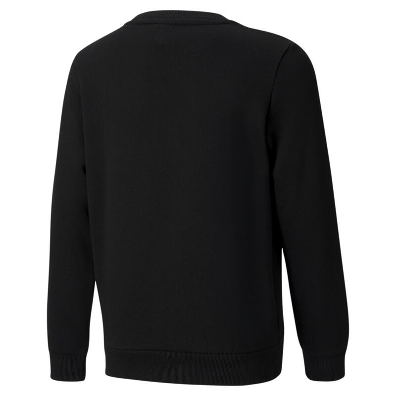 Essentials Big Logo sweatshirt met ronde hals voor jongeren PUMA Black