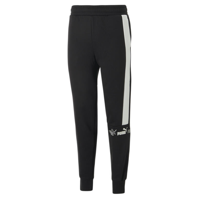 Around the Block fleece broek voor heren PUMA Black White