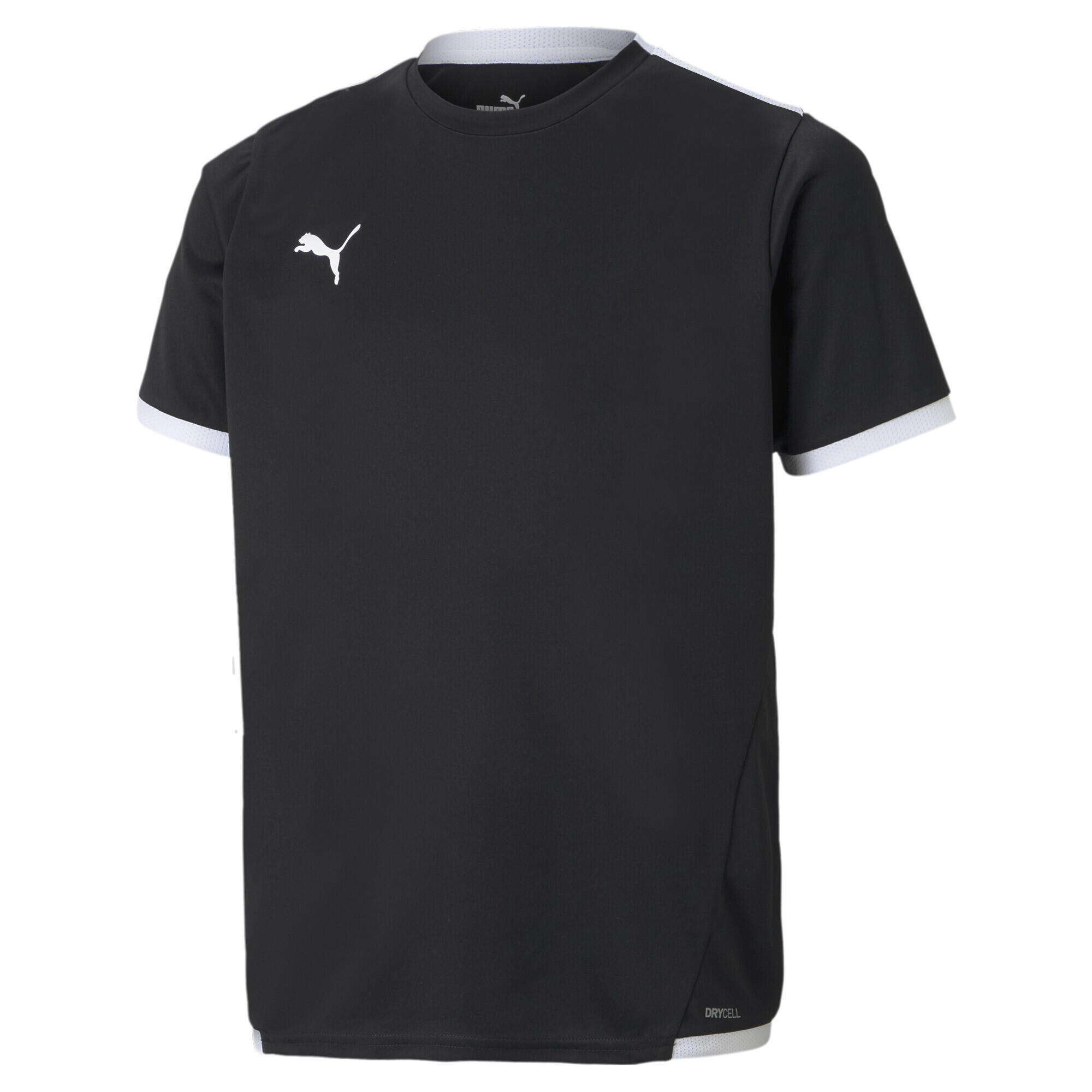 Puma - Maillot De Football Teamliga Enfant Et Adolescent Puma Black White - T-shirt Manches Courtes - Blanc|noir -  4 À 6 Ans - Decathlon