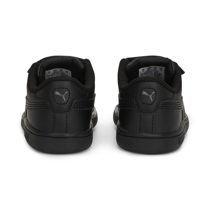 Smash 3.0 Leather V Sneakers Kinder PUMA Black Shadow Gray