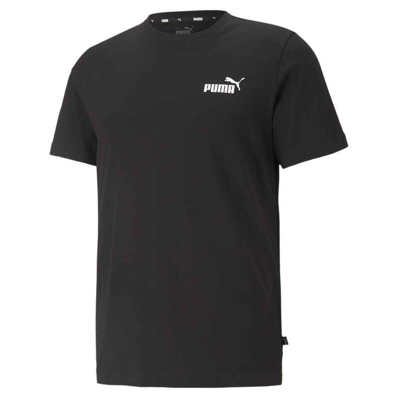 Essentials T-Shirt mit dezentem Logoprint Herren PUMA Black