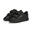 Smash 3.0 leren V sneakers voor baby’s PUMA Black Shadow Gray