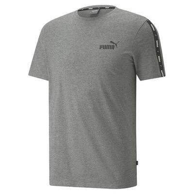 Essentials+ tape t-shirt voor heren puma medium gray heather