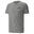 Essentials + T-Shirt mit Logo-Tape Erwachsene PUMA Medium Gray Heather