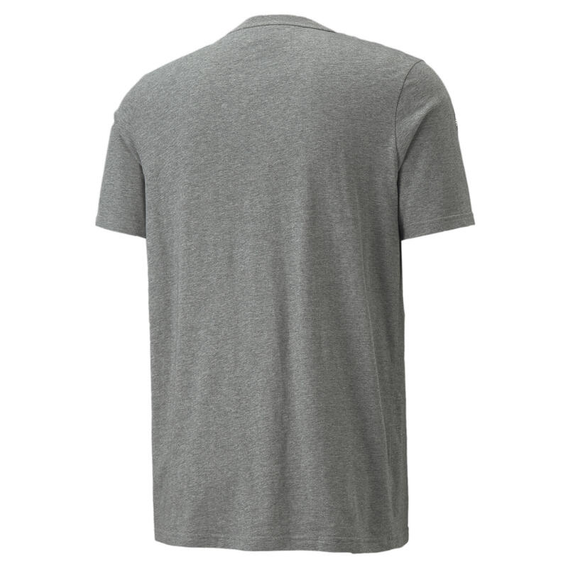 Essentials+ T-shirt met band voor heren PUMA Medium Gray Heather