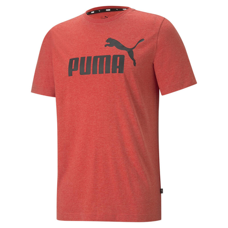 Camiseta jaspeada Hombre PUMA Essentials Rojo