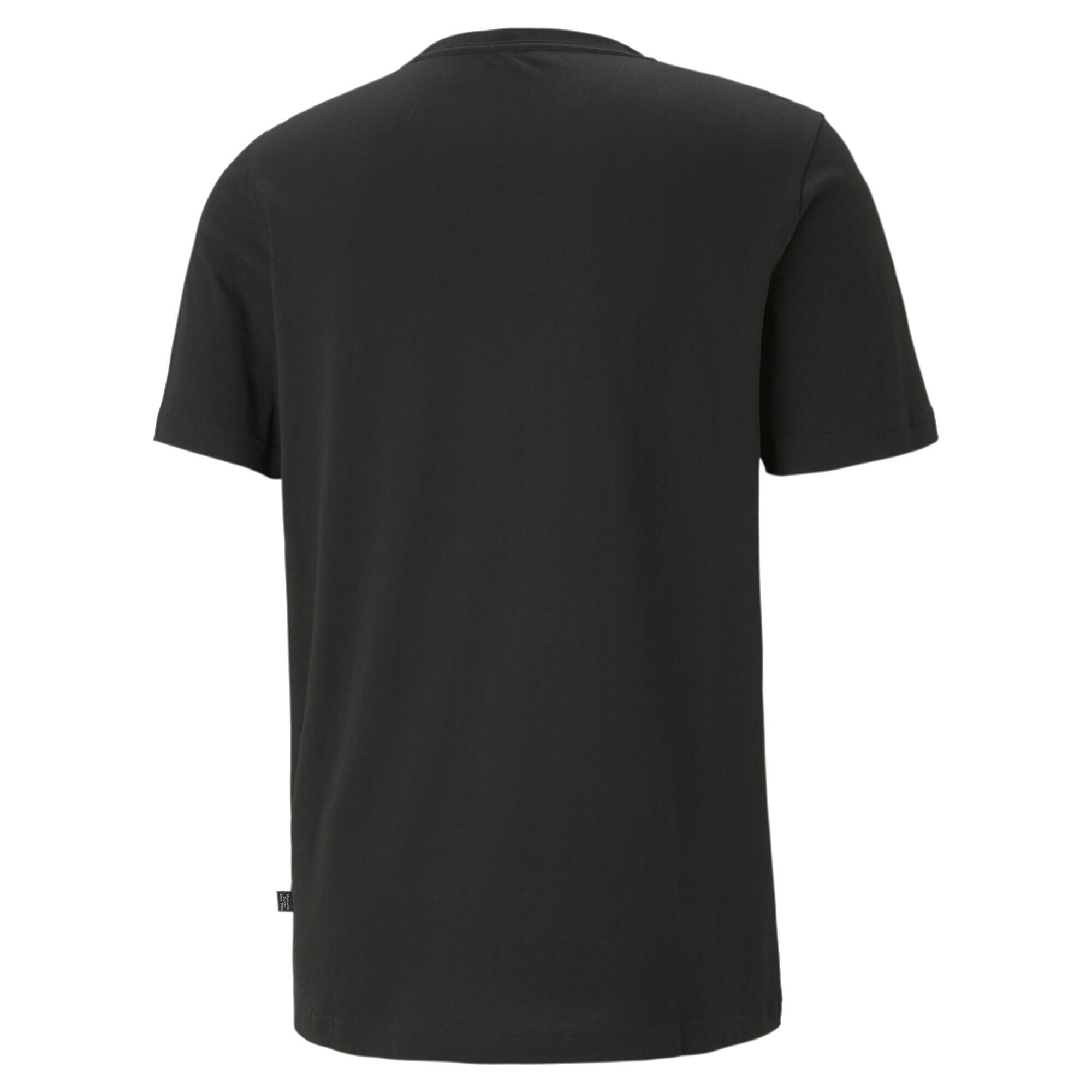 Camiseta Essentials Small Logo Hombre PUMA Black Cat 5/7