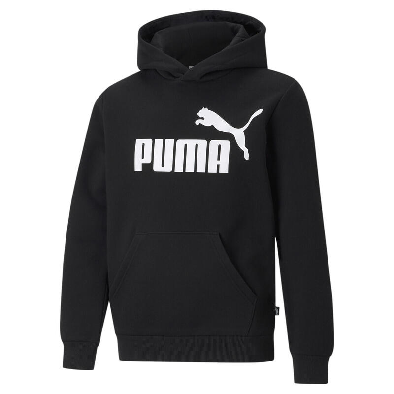 Essentials Hoodie mit großem Logo Jungen PUMA Black