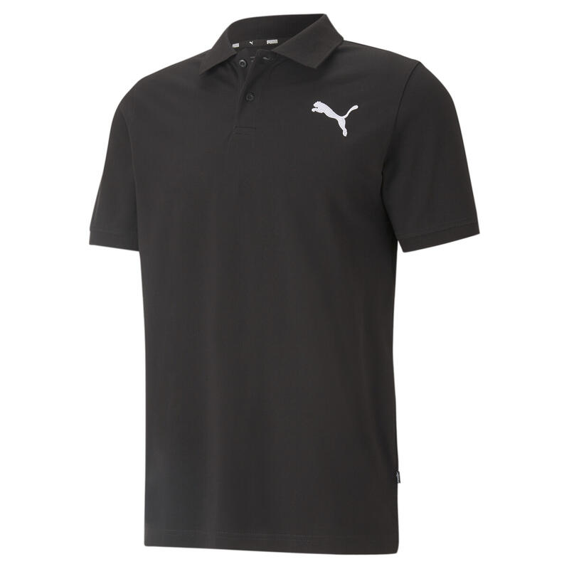 Essentials Pique Poloshirt Herren PUMA Black Cat