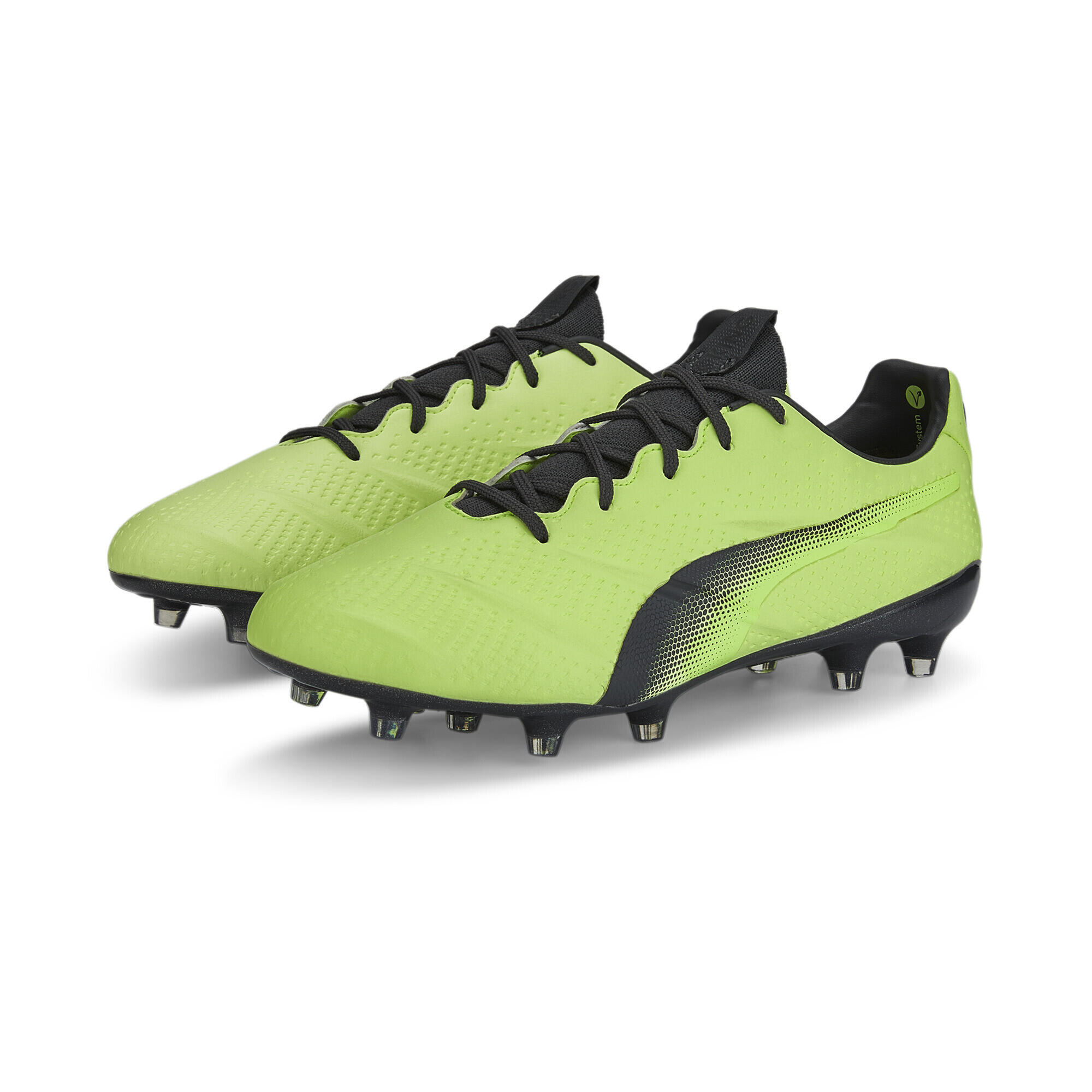 PUMA Puma King Platinum 21 VGN FG/AG Mens Green Football Boots