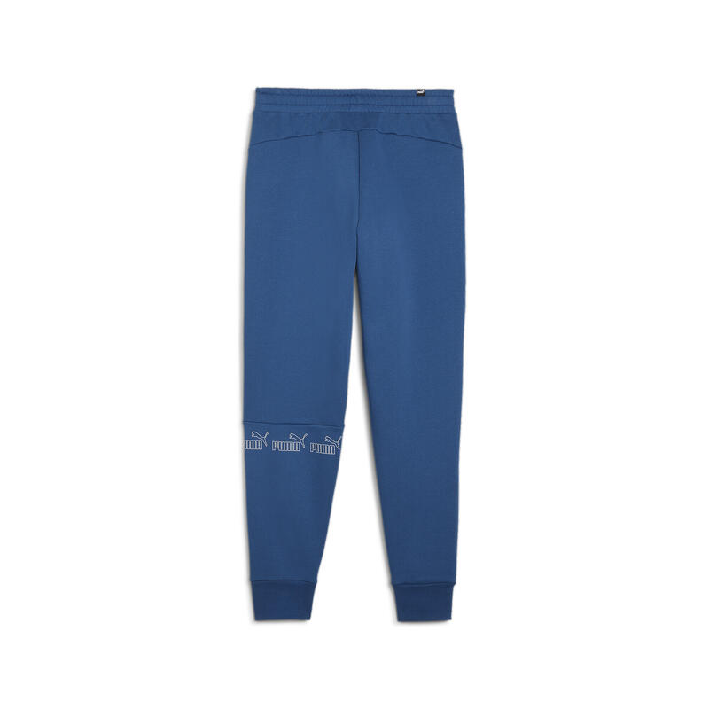 Around the Block Fleece-Hose Herren PUMA Lake Blue White