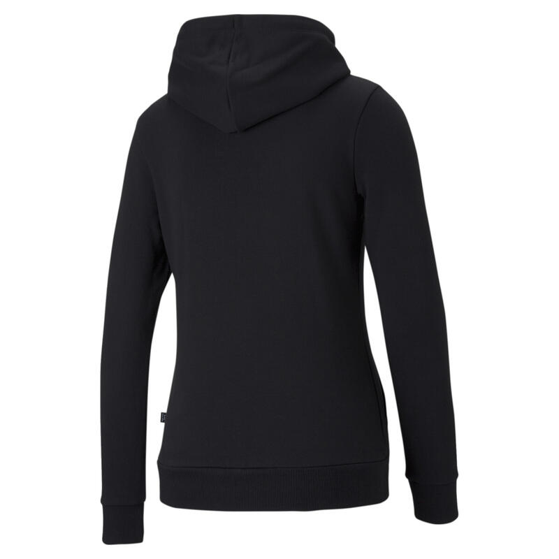 Essentials hoodie met logo dames PUMA Black