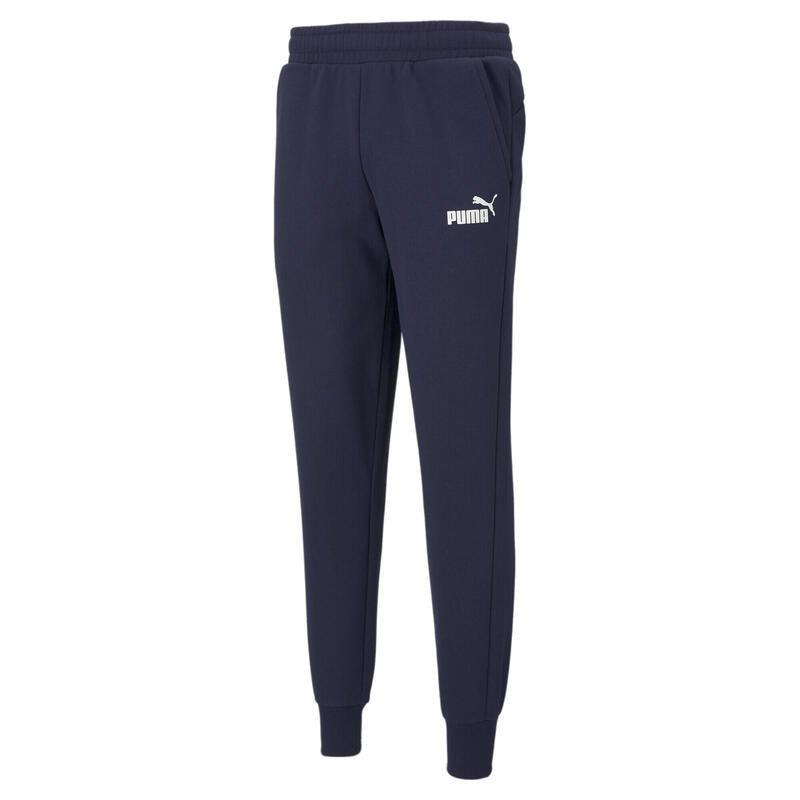 Essentials Logo sweatpants voor heren PUMA Peacoat Blue