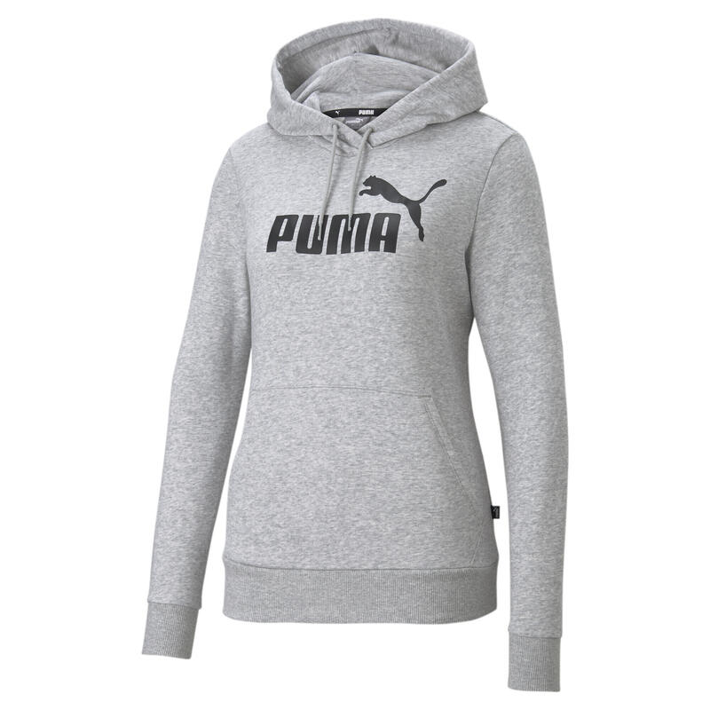 Hoodie à logo Essentials Femme PUMA Light Gray Heather