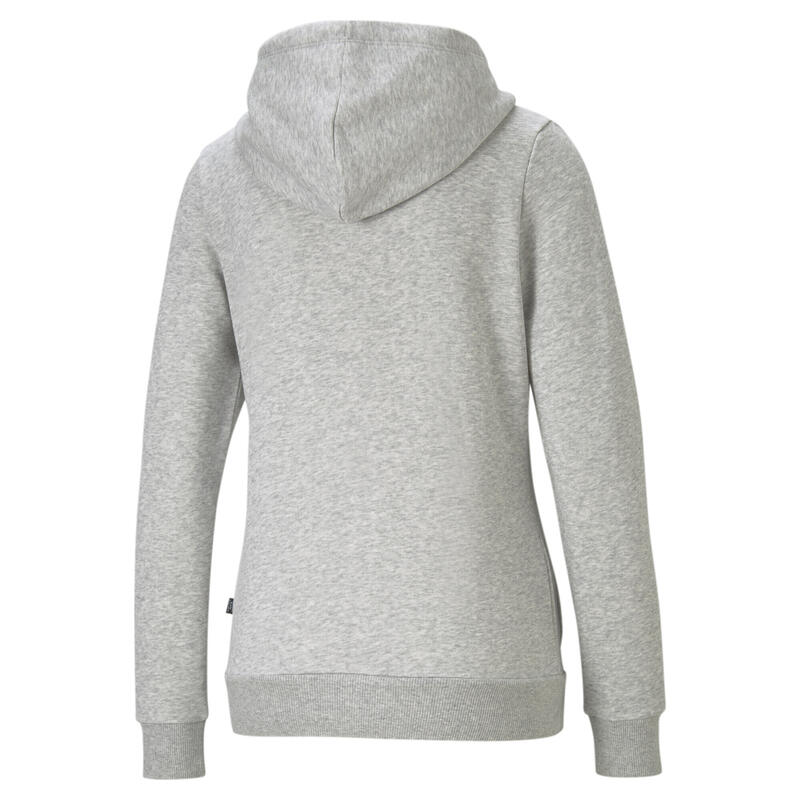 Essentials hoodie met volledige ritssluiting dames PUMA Light Gray Heather