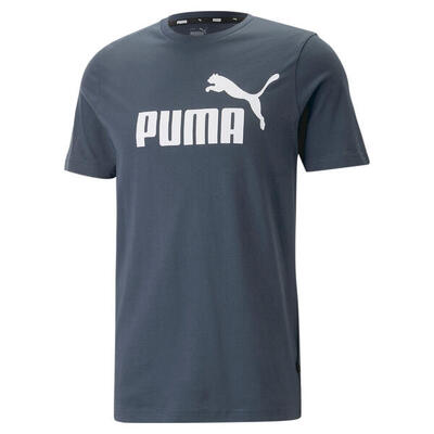 Camiseta Hombre Essentials Logo PUMA Dark Night Blue