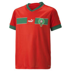 Maillot Home 22/23 Maroc Enfant et Adolescent PUMA Red Power Green
