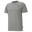 Essentials T-Shirt mit dezentem Logoprint Herren PUMA Medium Gray Heather Cat