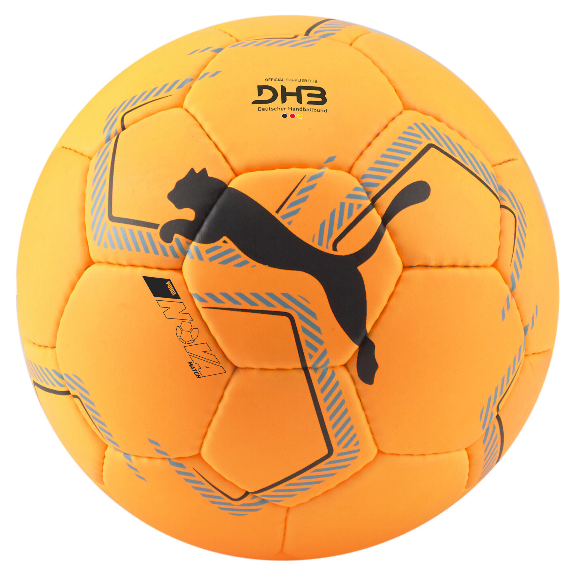 NOVA Match Handball PUMA Fluo Orange Blue Atoll