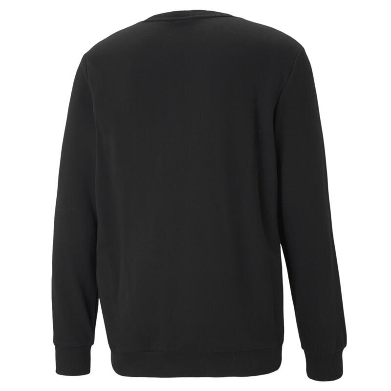 Essentials Big Logo sweater met ronde hals voor heren PUMA Black