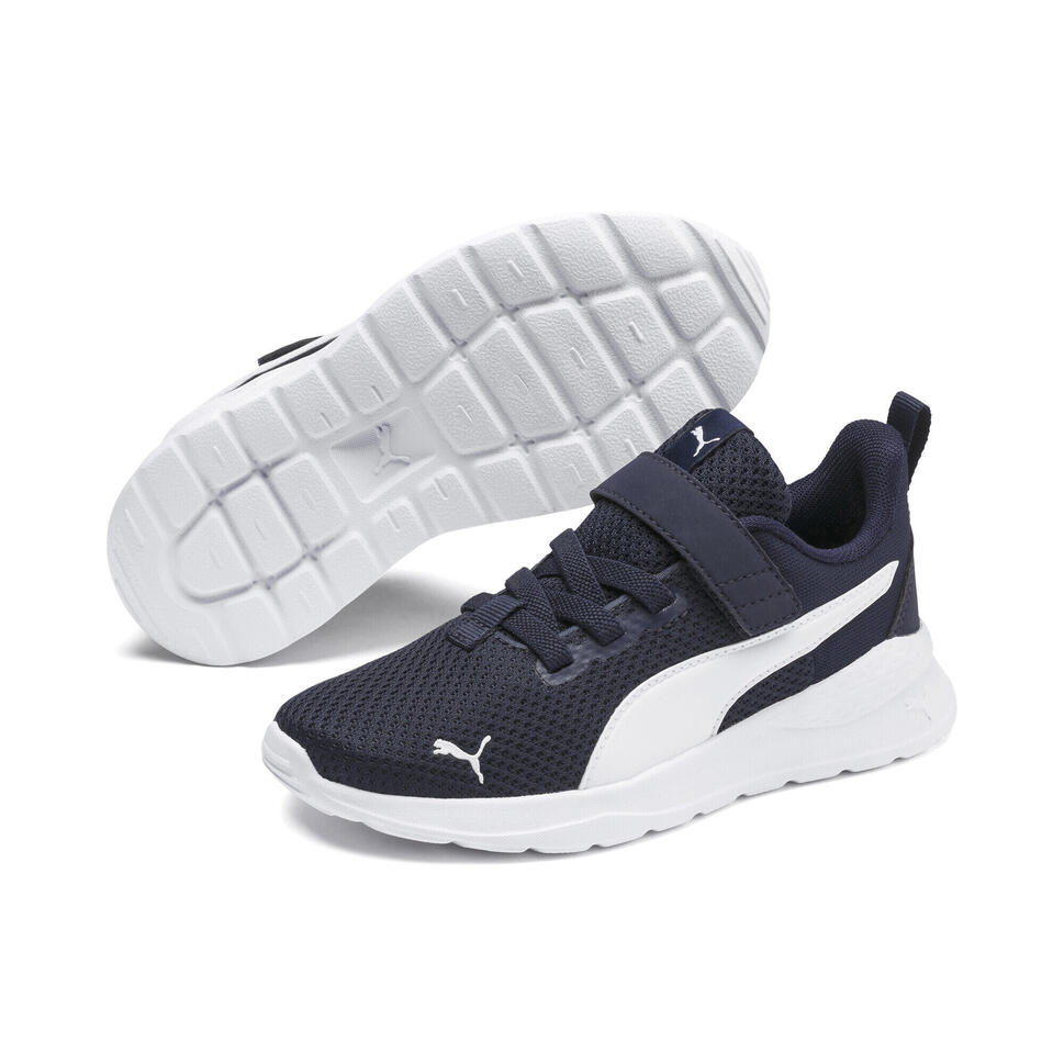 Dziecięce buty sportowe Anzarun Lite PUMA Peacoat White Blue