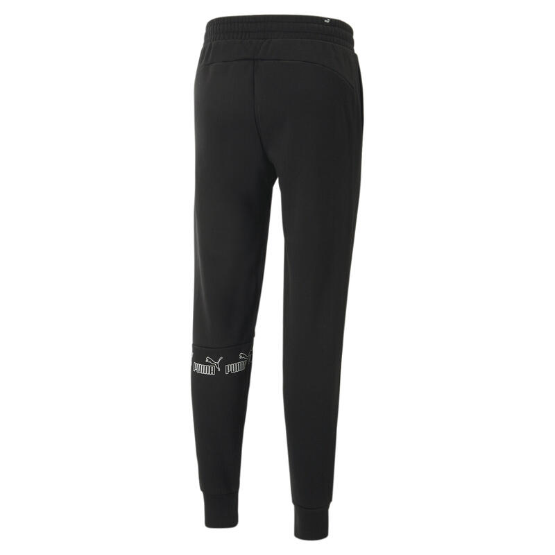 Around the Block fleece broek voor heren PUMA Black White