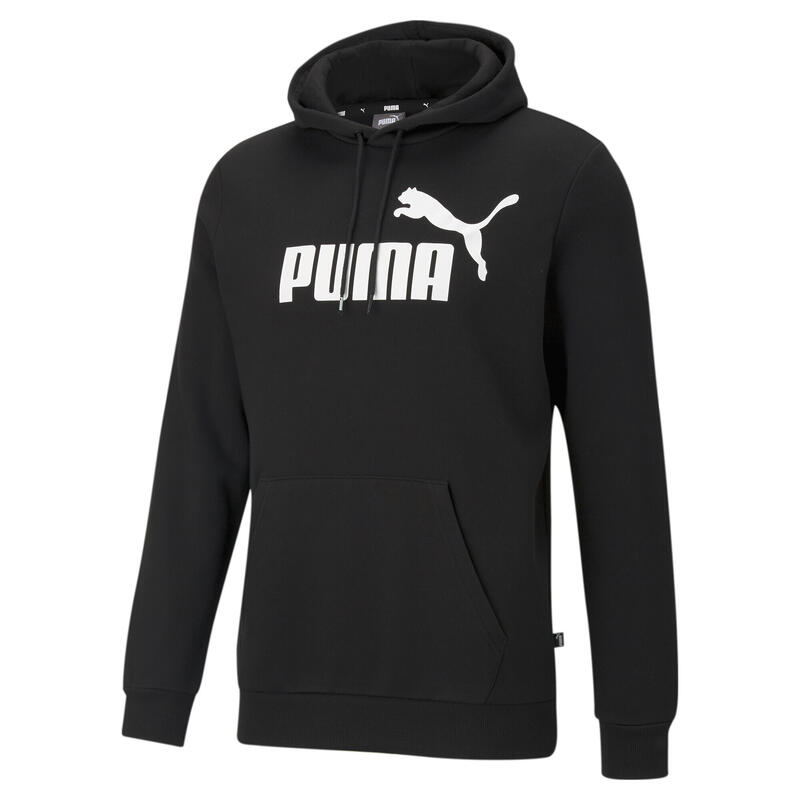 Puma Essential Big Logo Hoody, męska bluza, czarna
