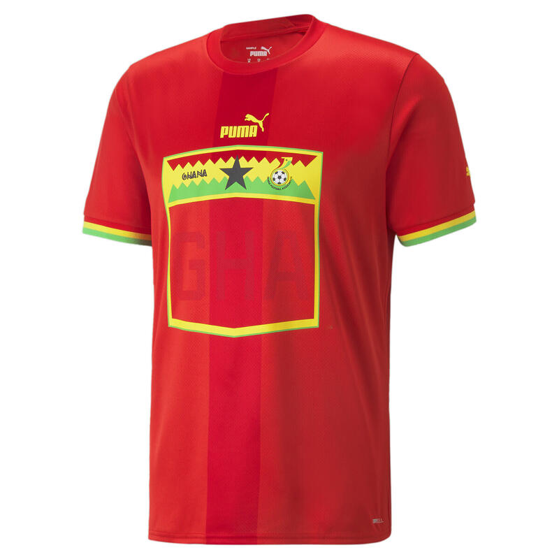 Maillot Away Ghana PUMA Red Dandelion Yellow