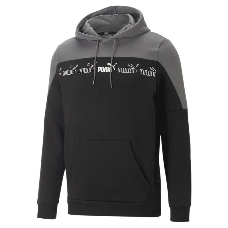 Around the Block Hoodie Herren PUMA Black Castlerock