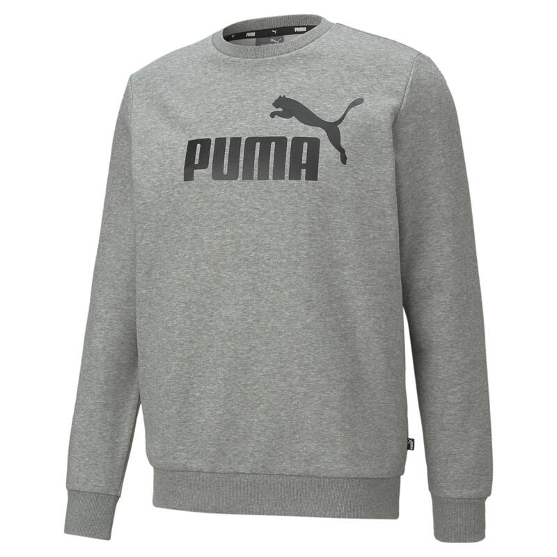 Bluza barbati Puma ESS Big Logo Crew, Gri