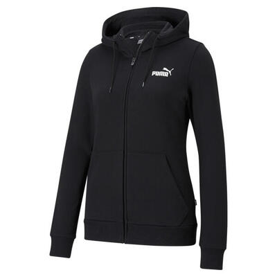 Essentials Kapuzenjacke Damen PUMA Black