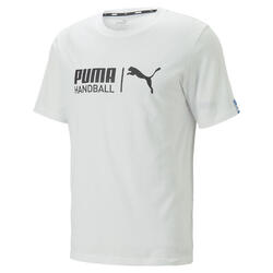 T-shirt de handball PUMA White Silver Sky Blue