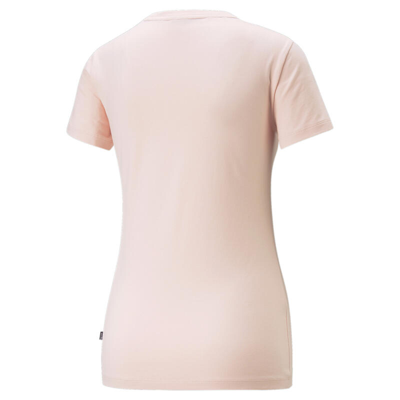 Essentials Slim Logo T-Shirt Damen PUMA Rose Dust Pink