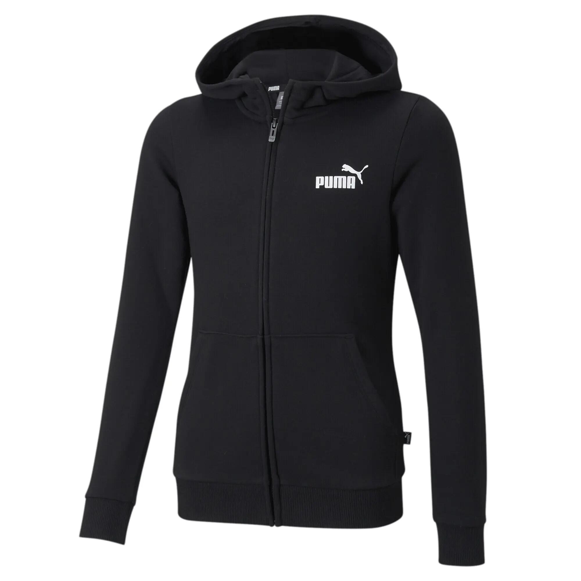 PUMA BLUZA DRESOWA ROZPINANA Z KAPTUREM 164