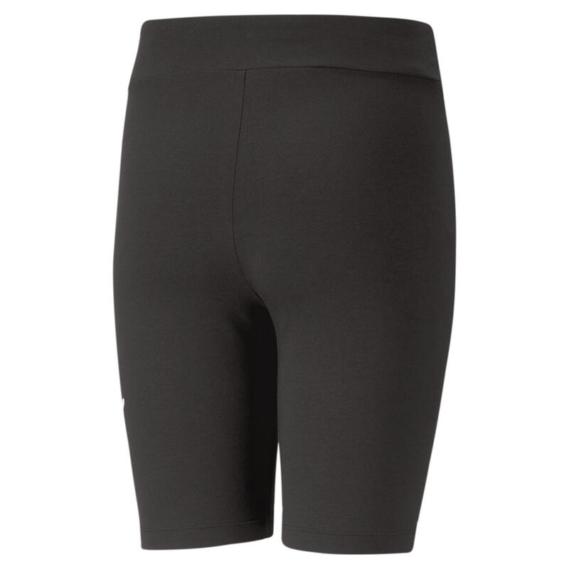 Leggings corti Essentials+ Logo da ragazza PUMA Black