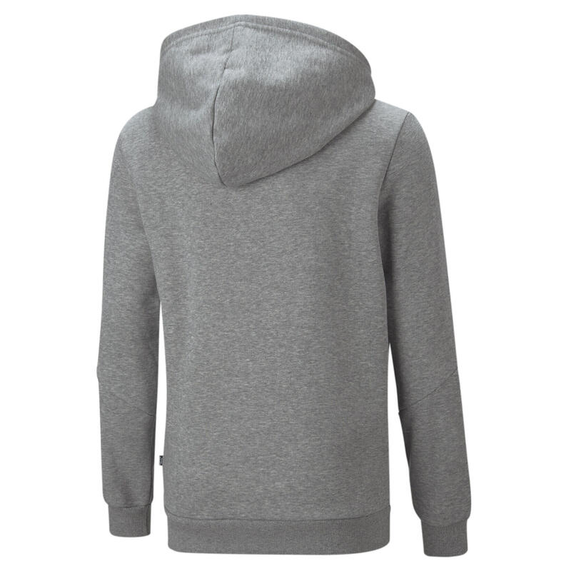 Essentials hoodie met rits met band voor jongeren PUMA Medium Gray Heather