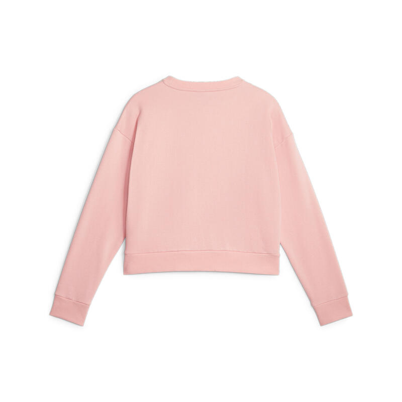 ESS+ sweatshirt voor dames PUMA Peach Smoothie Pink