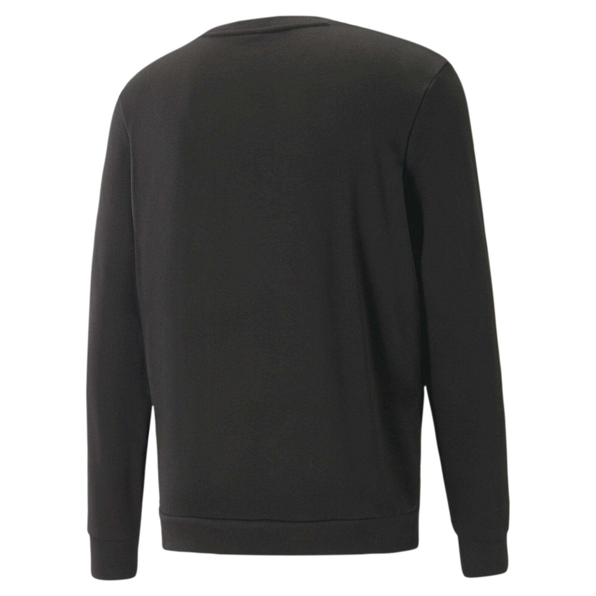 Pull à col ras du cou à gros logo Essentials+ Homme PUMA Black White 6/6