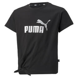T-shirt Essentials+ Logo Knotted enfant et adolescent PUMA Black