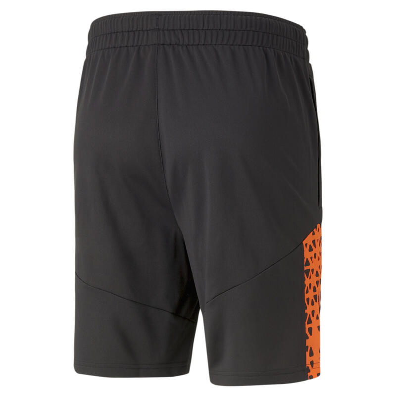 individualCUP voetbaltrainingsshort voor heren PUMA Black Ultra Orange