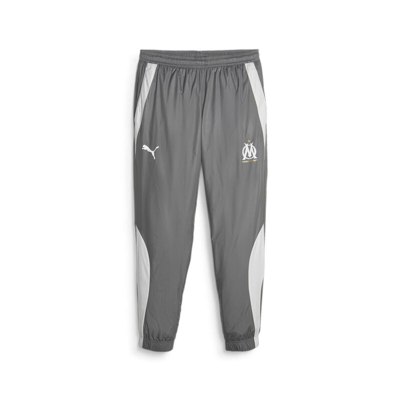 Pantalon d'avant-match 23/24 Olympique de Marseille PUMA Cool Dark Gray White