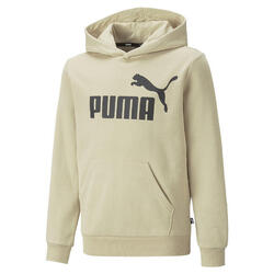 PUMA - Sudadera amarilla Essentials+ 2 Col Big Logo 586987 55 Niño