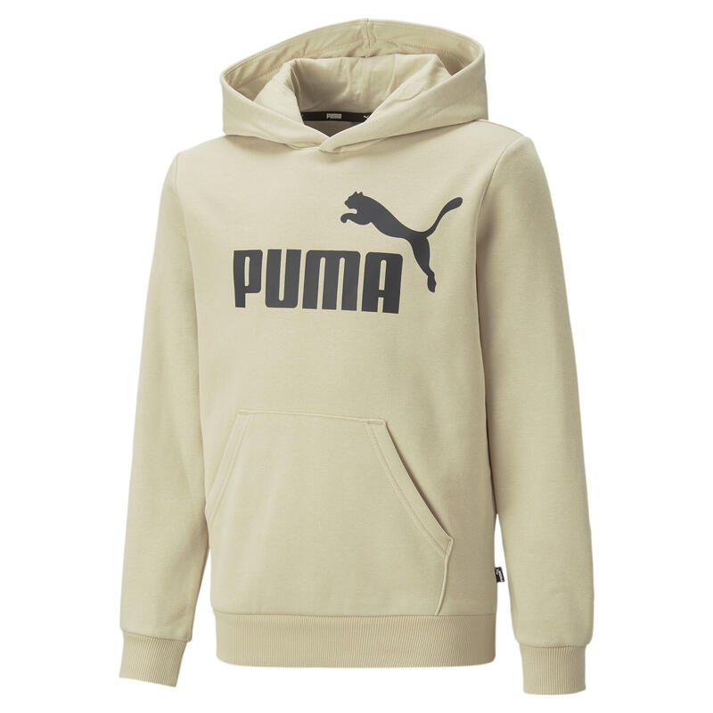 Essentials Hoodie mit großem Logo Jungen PUMA Black PUMA - DECATHLON