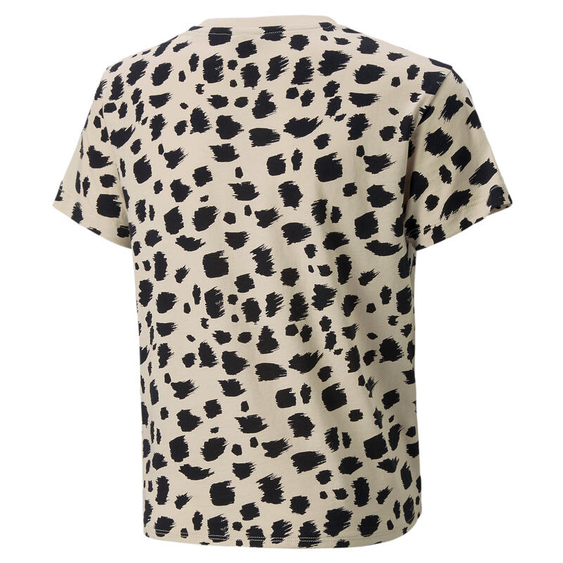 Essentials+ Animal Printed Knotted T-Shirt Jugendliche PUMA Black PUMA -  DECATHLON