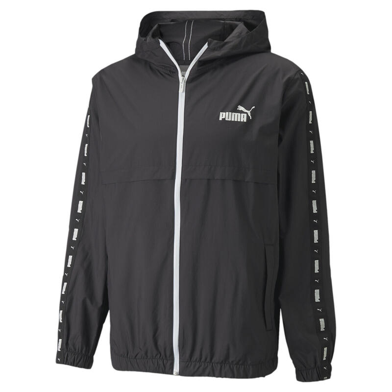 Bunda Puma Ess Tape Windbreaker, Černá, Muži