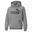 Felpa con cappuccio e logo grande Essentials Youth PUMA Medium Gray Heather