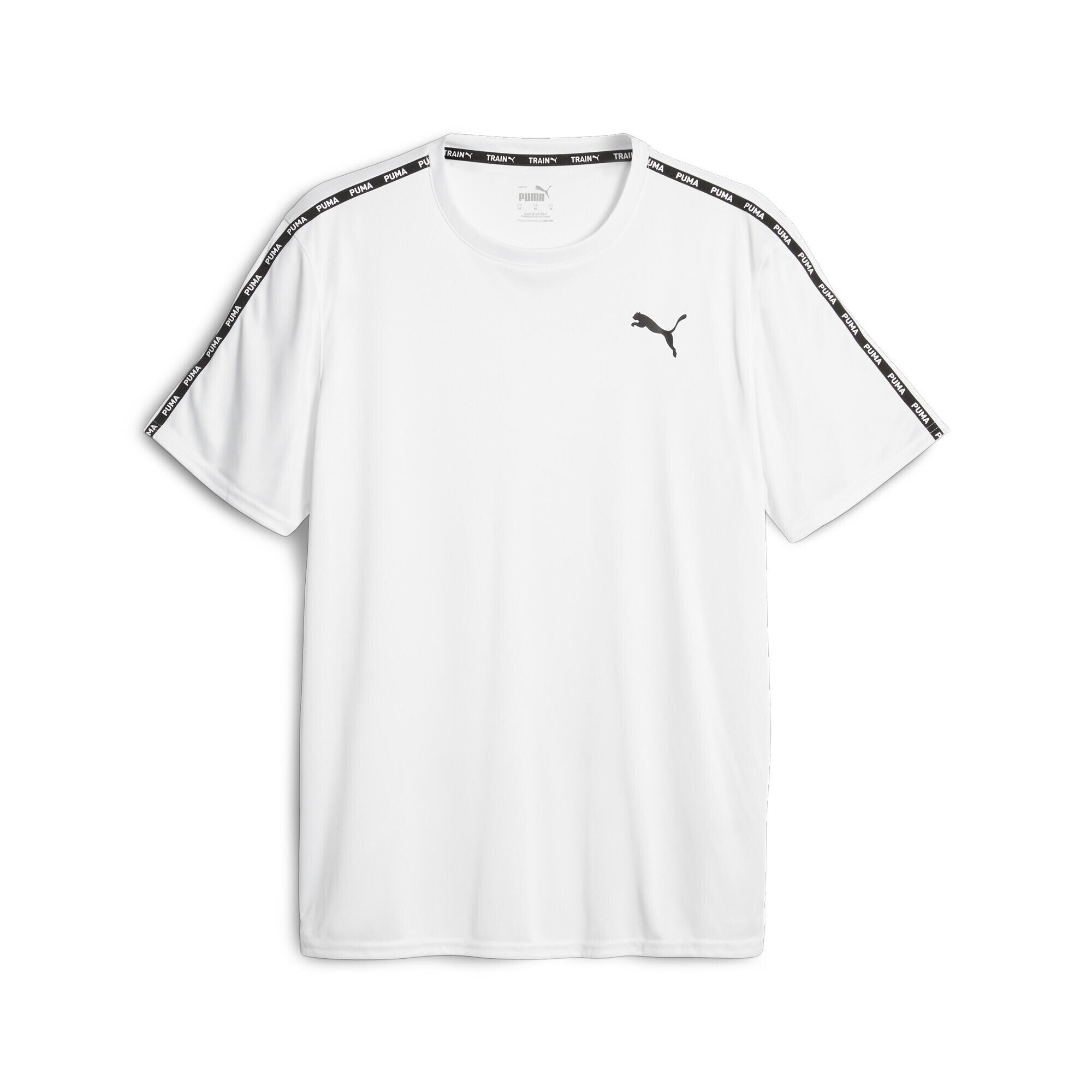 T-shirt de training à galon PUMA FIT Homme PUMA White 1/5
